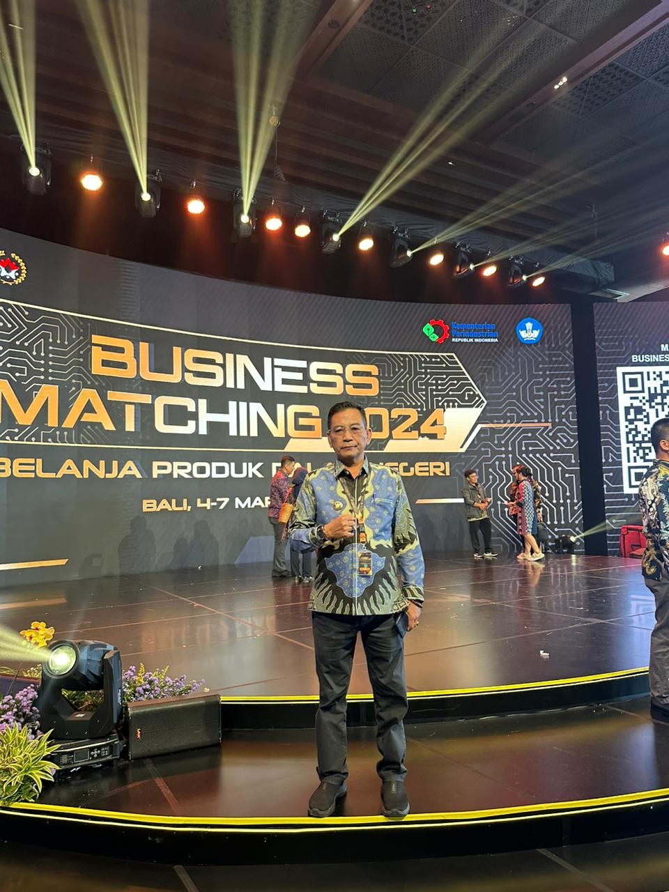 Pj Bupati Polman Muhammad Ilham Borahima  Hadiri Acara Business Matching Fund 2024