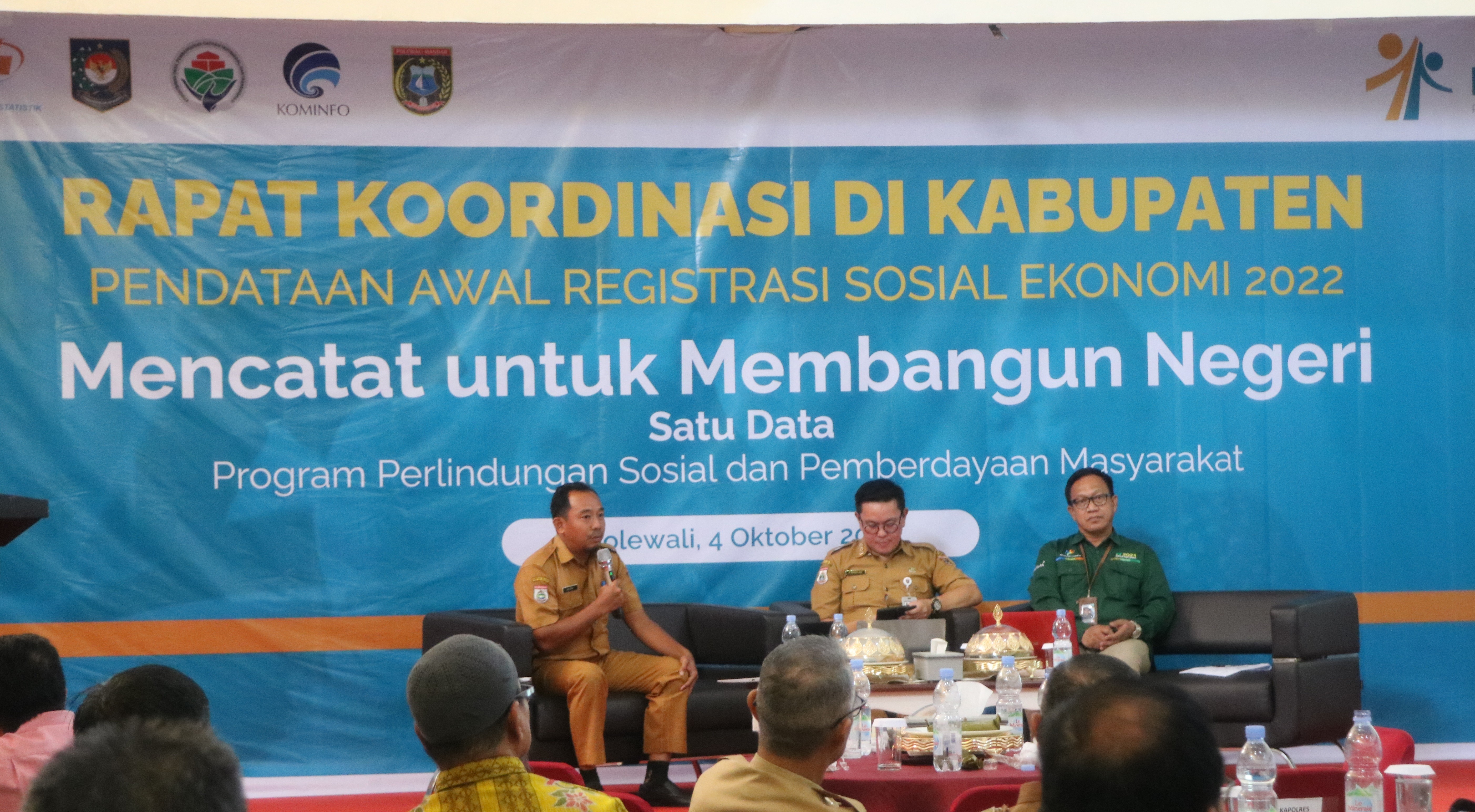 Terapkan Data Kependudukan Tunggal, BPS Kabupaten Polman laksanakan RAKORDA REGSOSEK