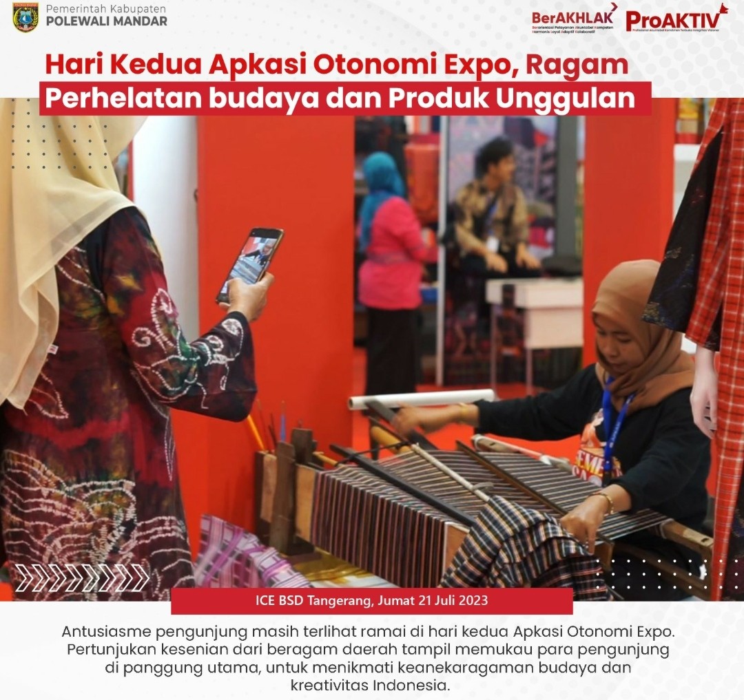Hari Kedua Apkasi Otonomi Expo: Ragam Perhelatan budaya dan Produk Unggulan Daerah     