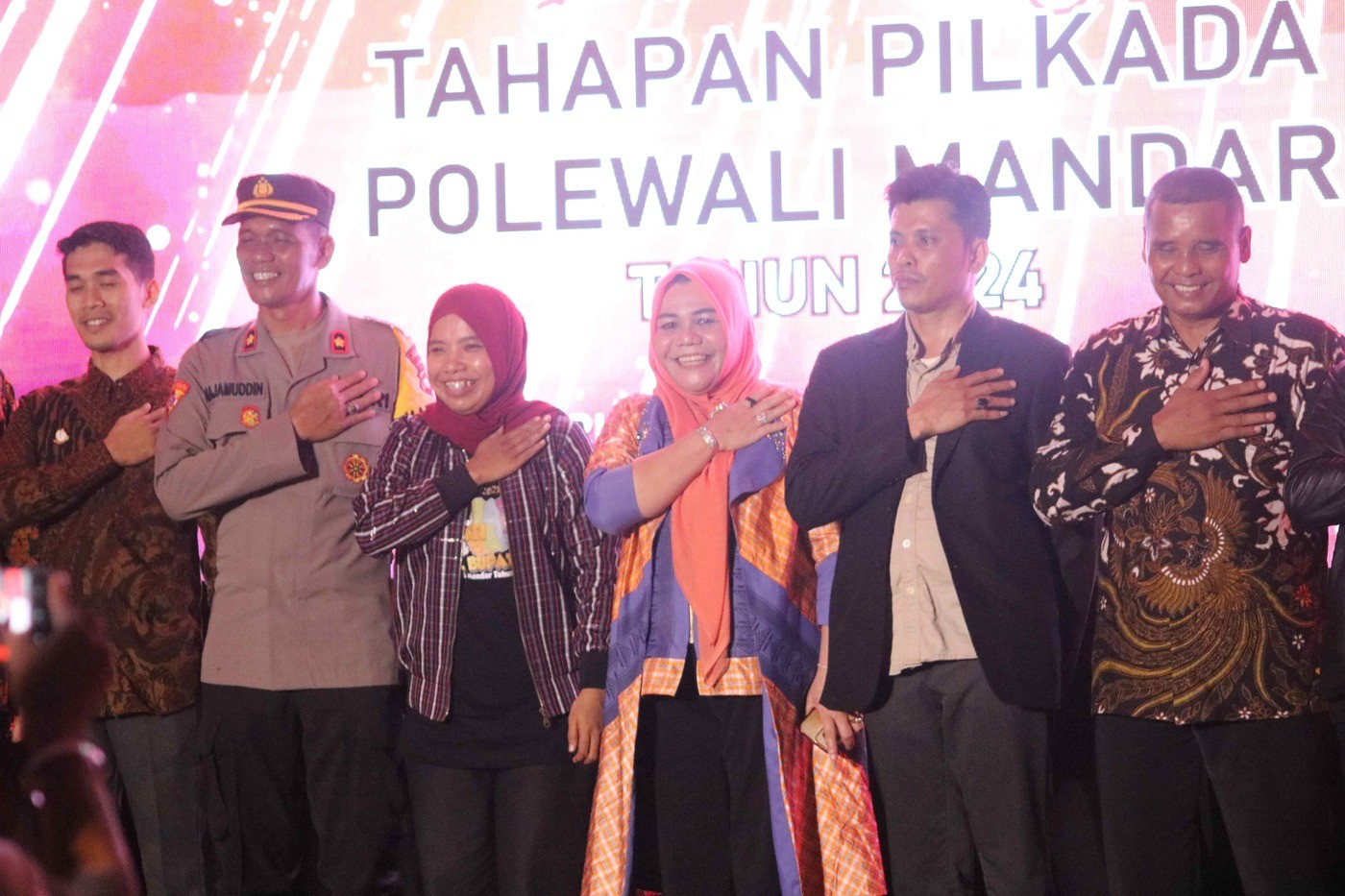 Launching Tahapan Pilkada 2024 Polman,  Menuju Pemilihan yang Demokratis dan Berkualitas