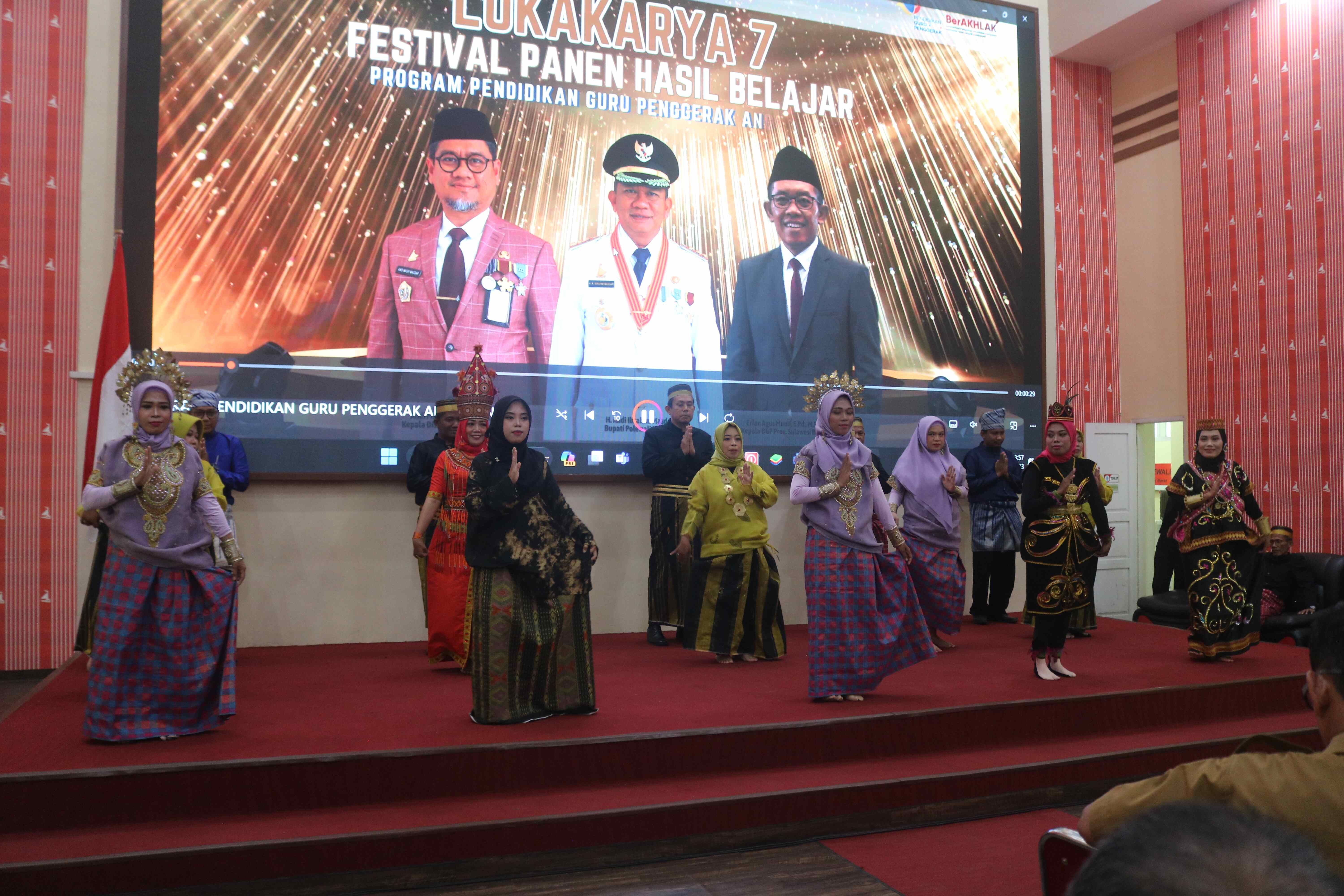 Lokakarya 7 Festival Panen Hasil Belajar Kabupaten Polewali Mandar