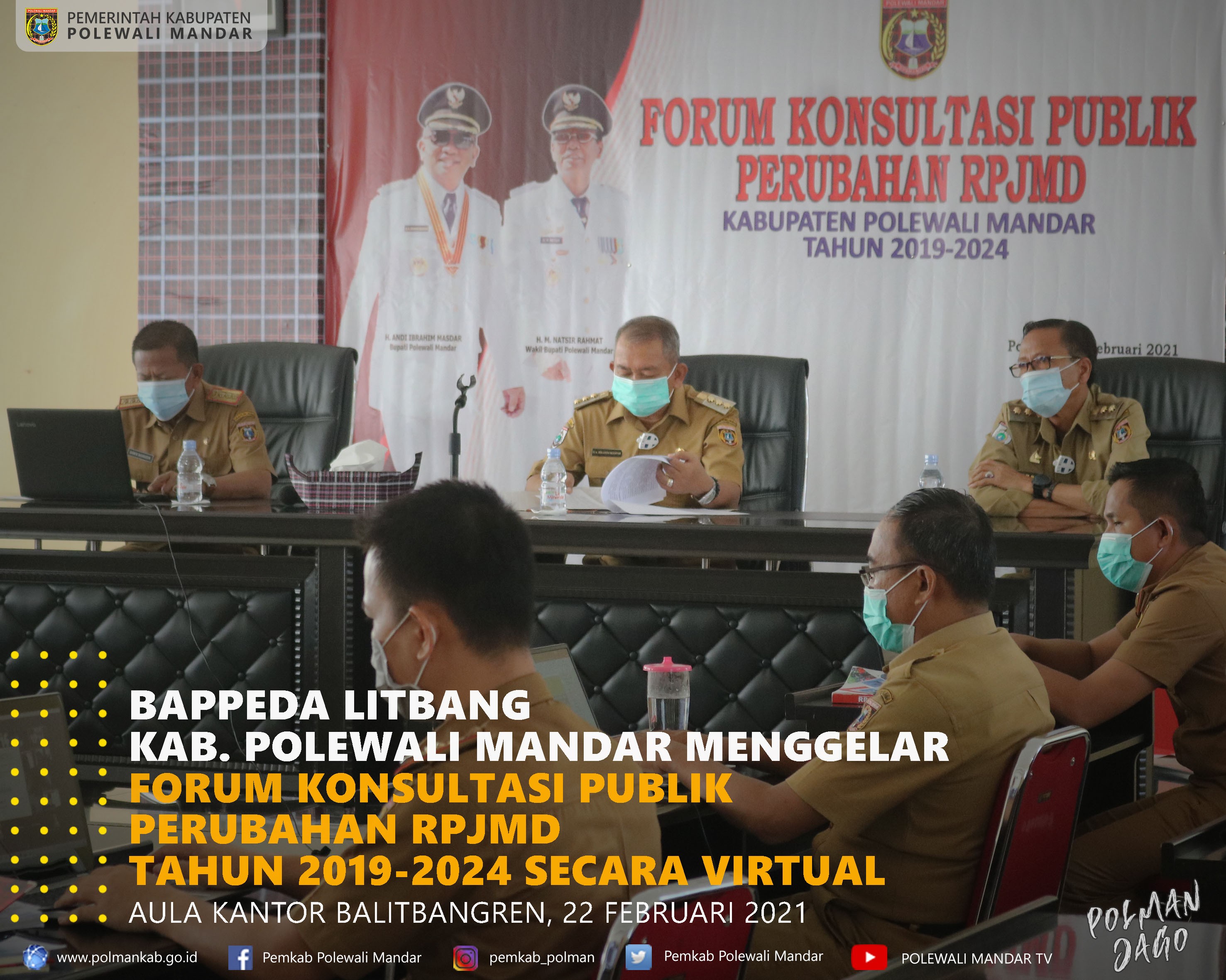 Bappeda Litbang Gelar Forum Konsultasi Publik Perubahan RPJMD Tahun 2019-2024