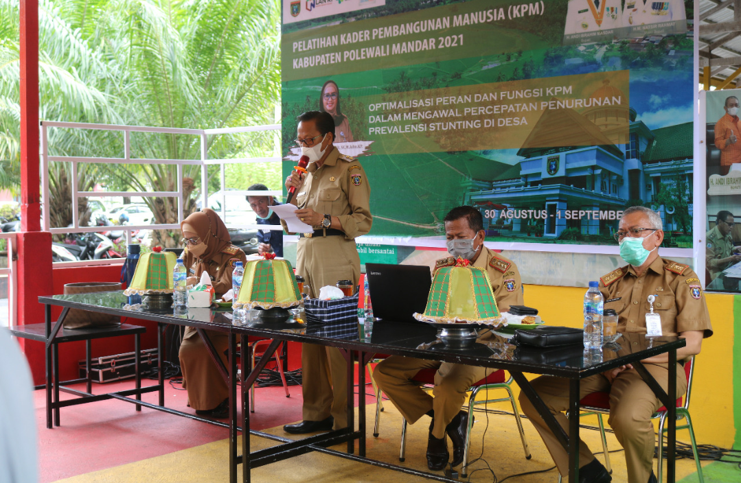 Cegah Stunting, Dinas PMD Kabupaten Polewali Mandar Gelar Pelatihan Penguatan KPM