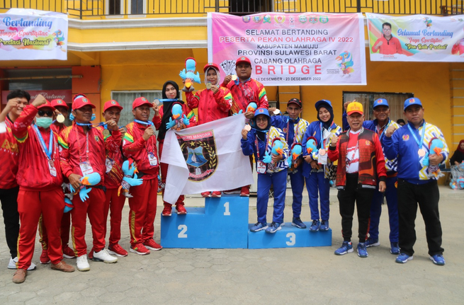 Polewali Mandar Berhasil Meraih Empat Emas di Cabang Olahraga Bridge