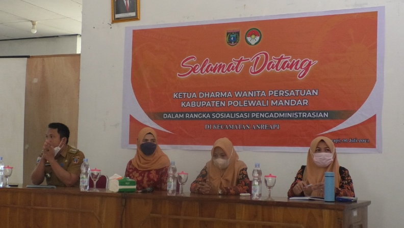 Sosialisasi Administrasi DWP Kabupaten Polewali Mandar di Delapan Kecamatan