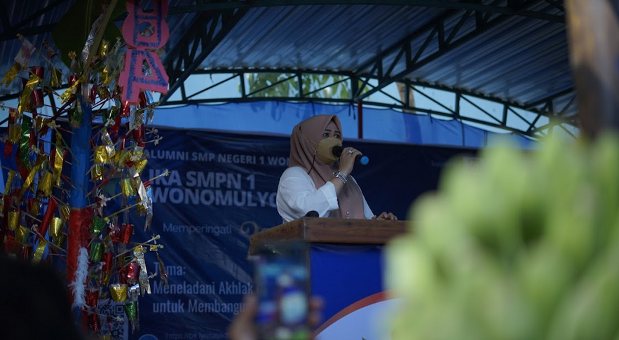 Jalin Silaturahmi, 40 Angkatan IKA SMPN 1 Wonomulyo Hadiri Maulid Nabi Muhammad SAW